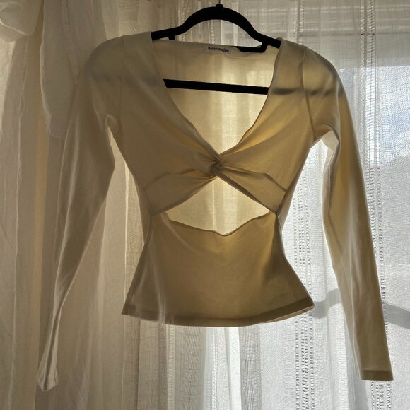 Reformation Kelia Top with Cut Out - Picture 3 of 5